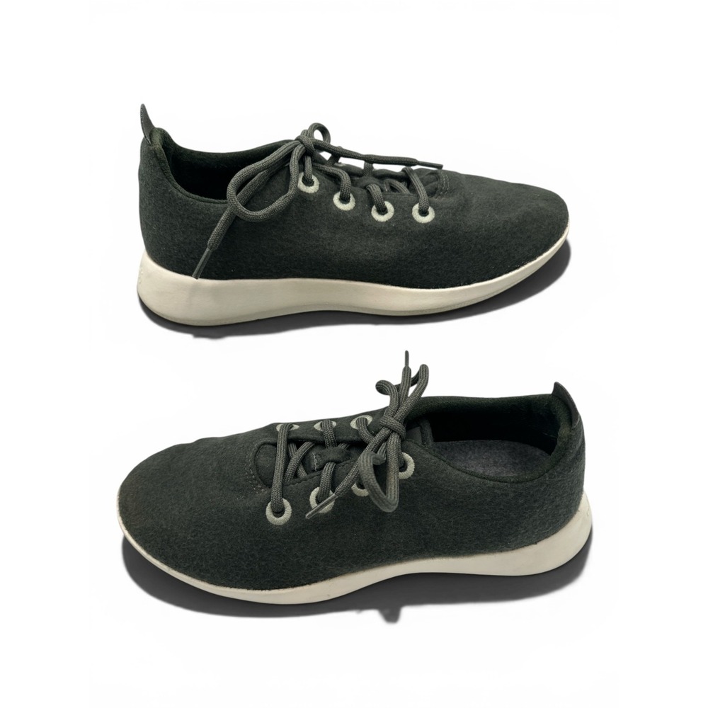 Allbirds Wool Runners Thunder Green Merino Men's Lace Up Shoes Size 11